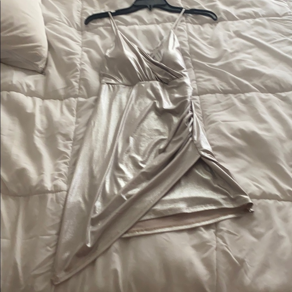 Fashion nova Silver Dress